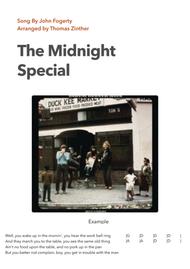 midnight special chords lyrics